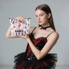 JEFBFBWE Dance Makeup Bag，Dancer Recital Gifts, Cosmetic Toiletry Bag with