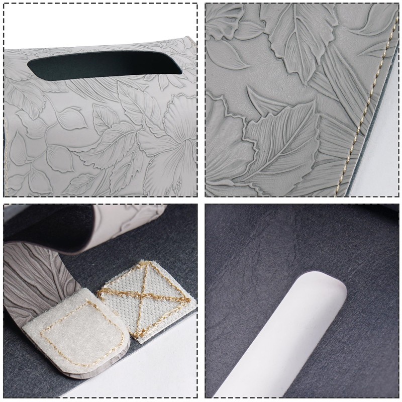 Jasenna Leather Cover for Disposable Paper Hand Towel Box, Compatible