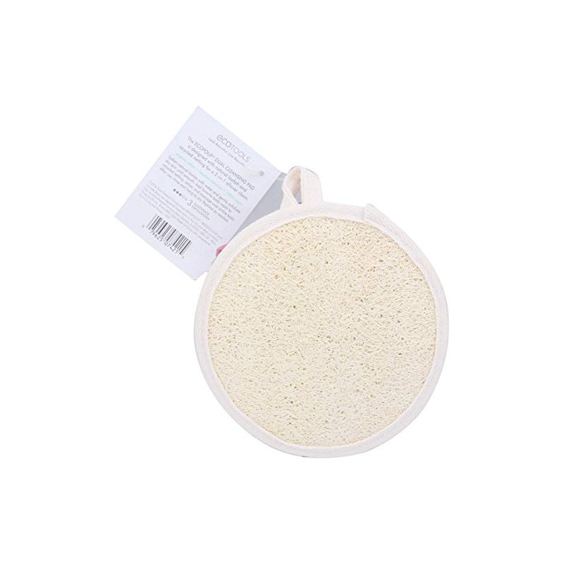 ECOTOOLS, Dual Cleansing Pad EcoPouf, Esponja de Baño 2 en