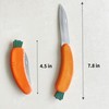 Folding Carrot Fruit Knife – Cute Pocket Knife for Bento,