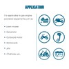 Runleader Hour Meter for Small Engine Tachometer with Alligator Clip