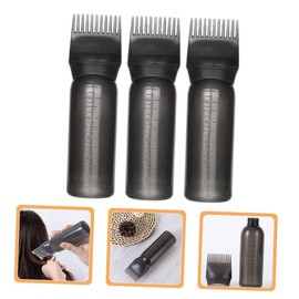 NOLITOY 3 pcs Hair cuticle comb shampoo bottle root applicator bottle for hair oil pp Hair oil tool hair oil hair care dye cream Nursing bottle applicator shampoo bottle