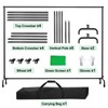 GLOSHOOTING 7x10ft Green Screen Backdrop Kit with Stand, 9.5x9.5ft Large