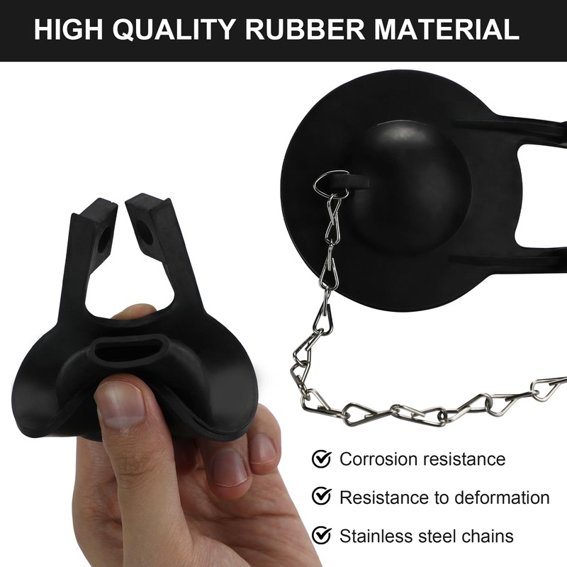 2 Pack Toilet Flapper Replacement Kit 2 Inch Universal Toilet