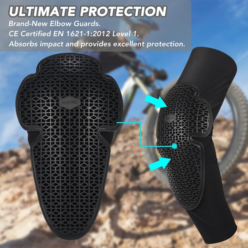 surlim Coderas, Coderas, Coderas para Bicicleta de montaña, Coderas para