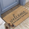 AAZZKANG Welcome Mat Non Slip Please Remove Your Shoes Doormat