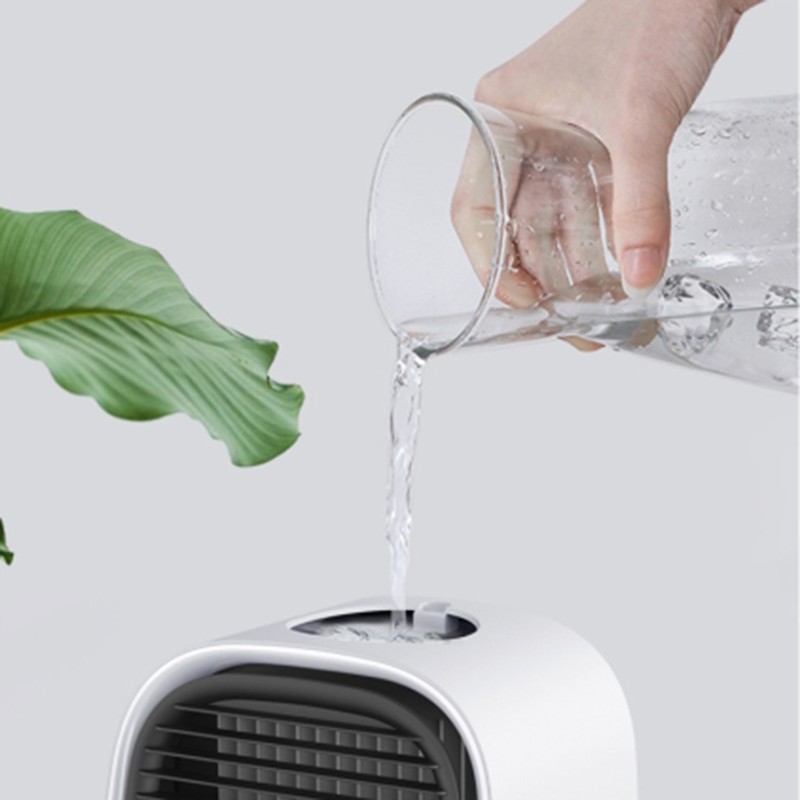 Portable Air Cooler USB Charging Air Fan Quiet Desktop Cooling