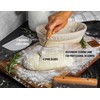 Kook Banneton Bread Proofing Set, Artisan Sourdough Bread Making Kit,
