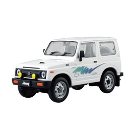 Aoshima Bunka Kyozai (AOSHIMA) 1/32 Raku Plastic Snap Kit No. 18-SW Suzuki JA11 Jimney Superior White Color Coded Plastic Model (Automotive)