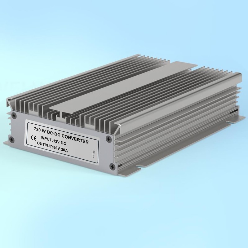 Areyourshop 12V to 36V 20A Step-Up Power Supply Converter Regulator