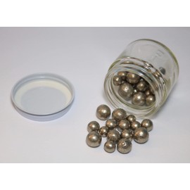 Nickel metal Balls 99.8% Pure Element 28 Ni Chemistry Science Large Sample 6 Oz - Science experiment - Chemistry kit - Periodic Table, Element Collection, Transition Metals