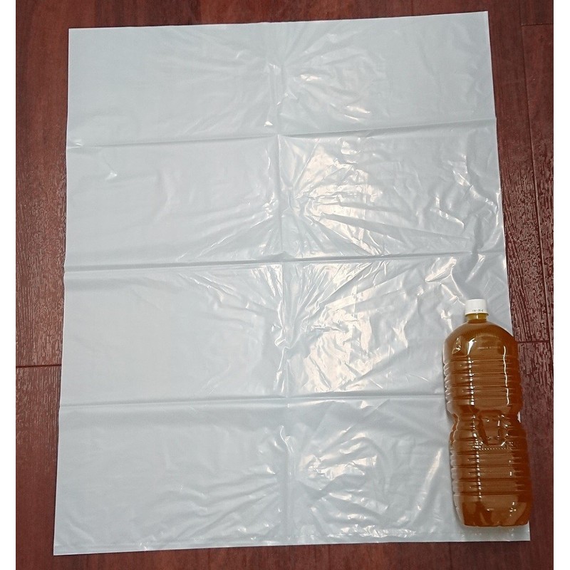 Nippon Giken Industrial Garbage Bags, Translucent, White, 1.6 gal (45