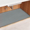 J1YL2C 34" x 22" Inch Silicone Sink Mat, Leak-Proof Cabinet