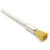 45-Piece Brass Wire Brush Set - Metal Rust Removal, Polishing,