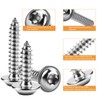 ddckj Pack of 60 Self Tapping Screws M4 x 12