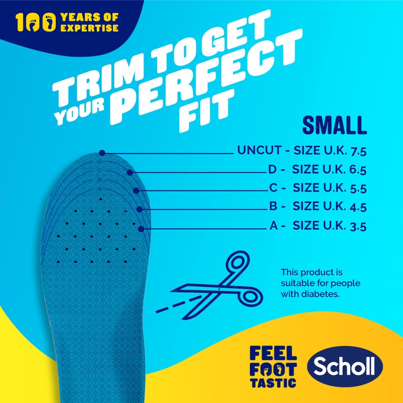 Scholl GelActiv Work & Boot Insoles for Women, All Day
