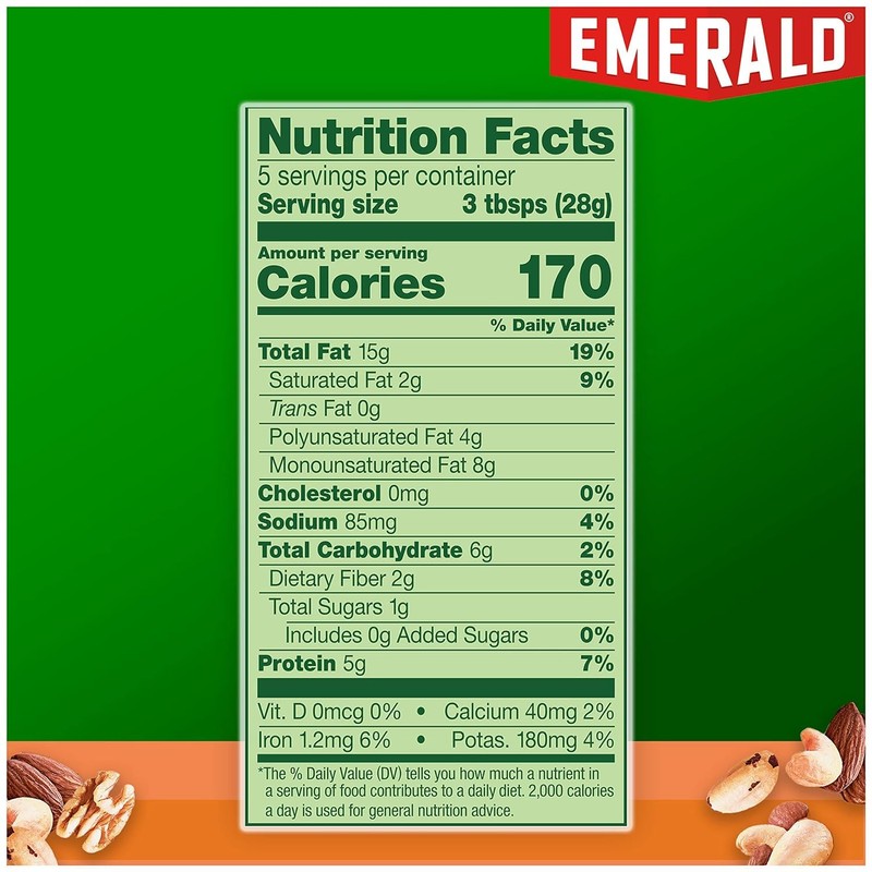 Emerald Nuts, Deluxe Mixed Nuts, 5 Oz, Resealable Bag (Pack