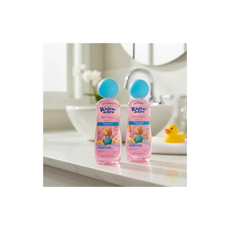 2 Pack Shampoo Bebe Merengue Ricitos De Oro
