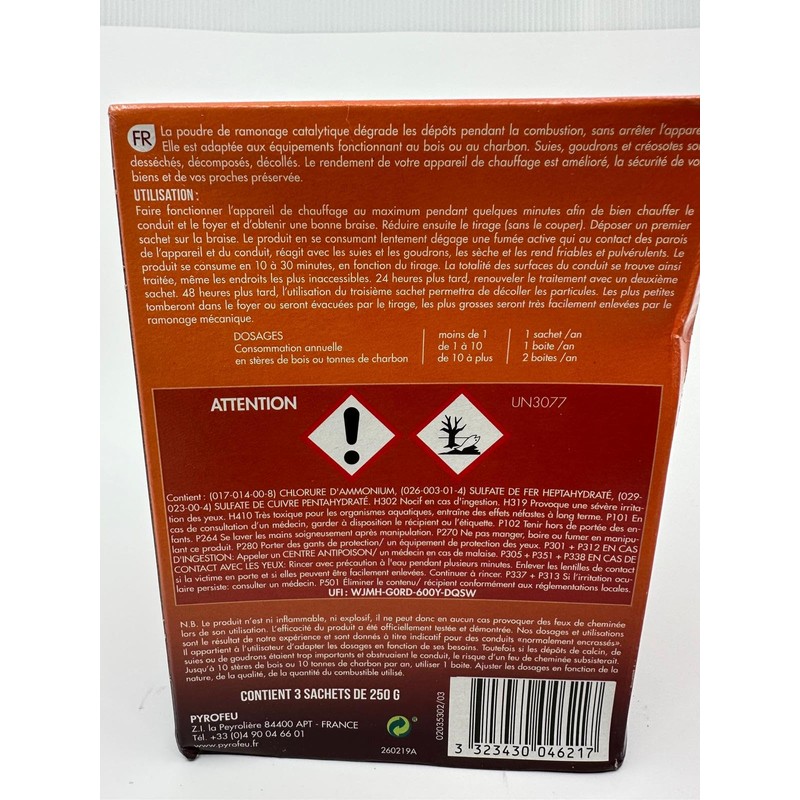 3 x Annual Cleaning Soot for Oven and Fireplace All