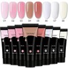 Gel Nails Set Nail Gel Set with Nail File Brush