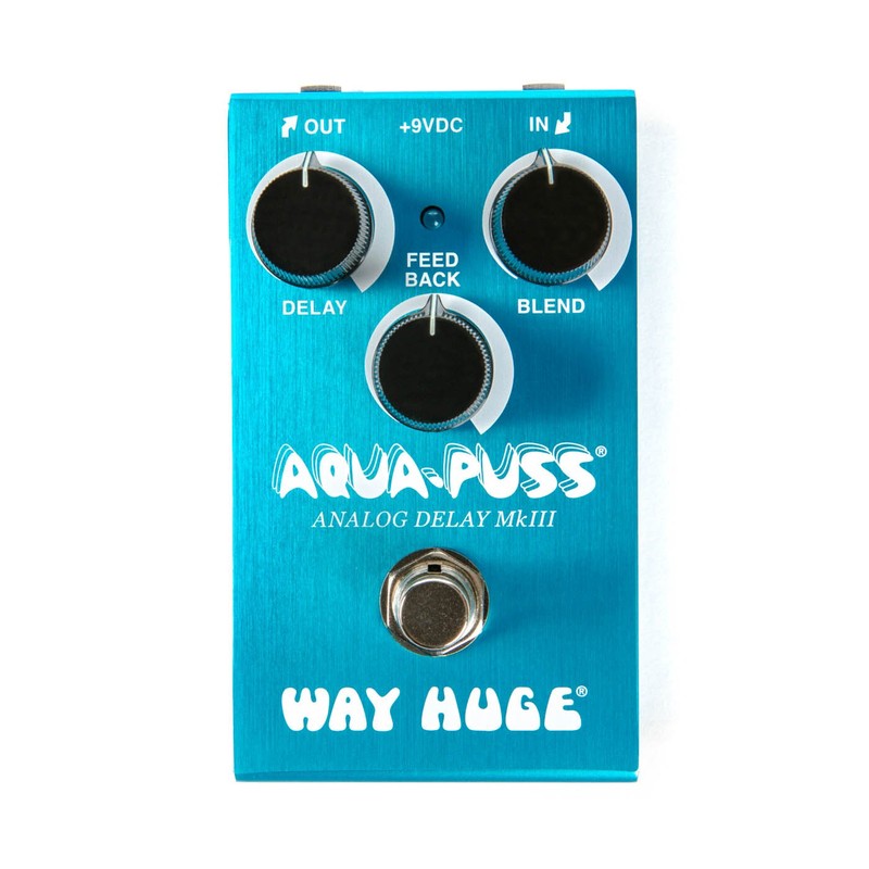Way Huge WM71 Aqua-Puss Analog Delay Effects Pedal Bundle with