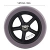 6 Inch Wheelchair Front Wheels Disabled Old People Wheelchair Anti