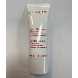 Clarins Lot Of 6 Clarins Gentle Foaming Cleanser With Cottonseed Norm-Comb Skin 1.4 oz