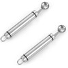 2pcs Stainless Steel Strawberry Huller Multi-Function Stainless Corer and Pitter
