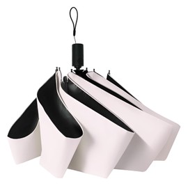 Shishivera Parasol, Ultra Lightweight, 9.0 oz (255 g), UV Reduction, 100% Total Light Blocking, Heat Shield, Automatic Opening/Closing Umbrella, Compact, Folding Parasol, UV Protection, Windproof,