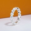Moissanite Wedding Band Eternity Ring 2cttw D Color VVS1 Clarity