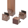 BOIVSHI Table Legs Height Adjustment Height 50 mm Set of