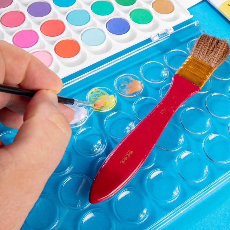 Mont Marte Watercolour Paint Set, 36 Vibrant Colours with 1
