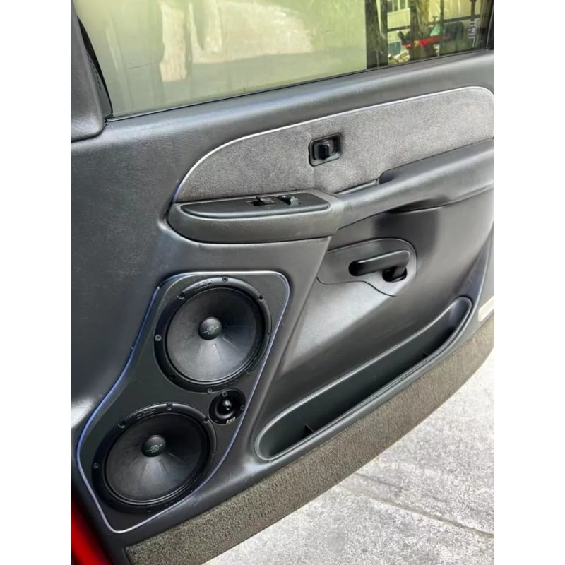 Silverado Tahoe Front Door Pod Baffles Flush 2x 6.5" +