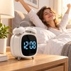 Super Loud Digital Alarm Clock with Dual Bell – LED