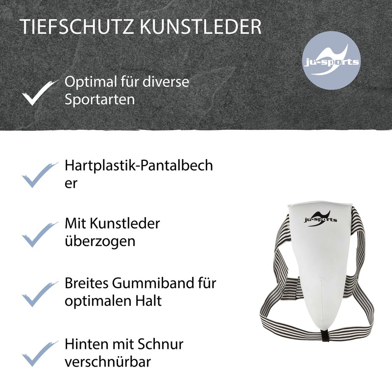 Ju-Sports Groin Protector black/white Size:L