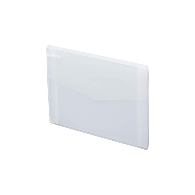 Lihit Lab SOERU Slim Document File A4 Horizontal Frost Clear