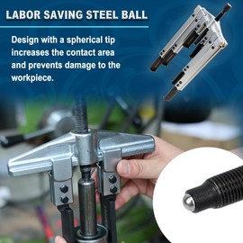 GEAROLL 3 in 1 Gear Puller Set, 8pcs 2 Jaw Bearing Flywheel Puller Kit with Reversible Jaws, Cr-V Steel Heavy Duty Pulley Puller Tool for Pulley Gear Bearing Flywheel Removal