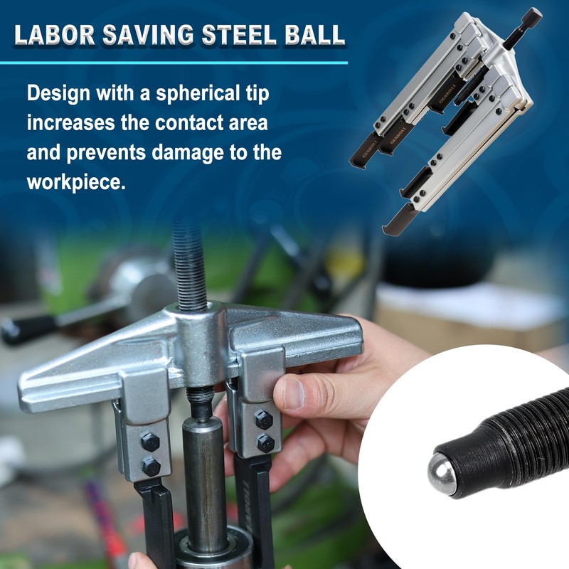 GEAROLL 3 in 1 Gear Puller Set, 8pcs 2 Jaw
