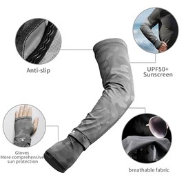 Cooling Arm Sleeves for Men and Women - UPF 50+ Sun Protection