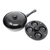 Norpro 9.5 Inch Nonstick Egg Poacher Skillet Set with Removable