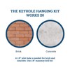 Keyhole Hangers - Keyhole Mounting Tool Set - 30 lbs