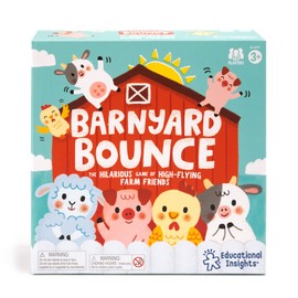 Educational Insights Barnyard Bounce Game, Preschool Memory & Matching Game, Easter Basket Stuffers for Kids, Gift for Boys & Girls Ages 3+