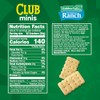 Club Minis Crackers, Lunch Snacks, Snack Crackers, Hidden Valley Ranch,