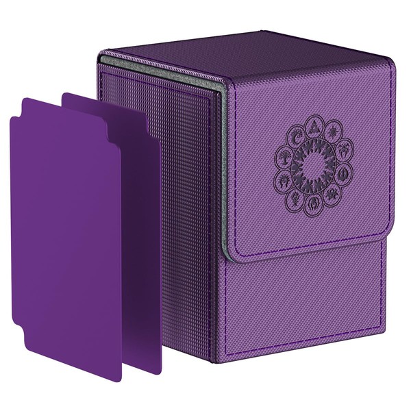 Pulchra Card Deck Box with 2 Dividers per Holder for