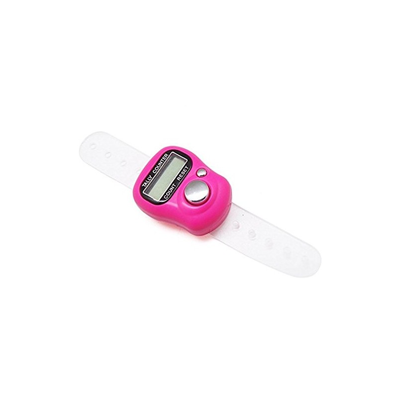 Stonges Electronic 5 Digit LCD Display Resettable Counter (Assorted Colors)