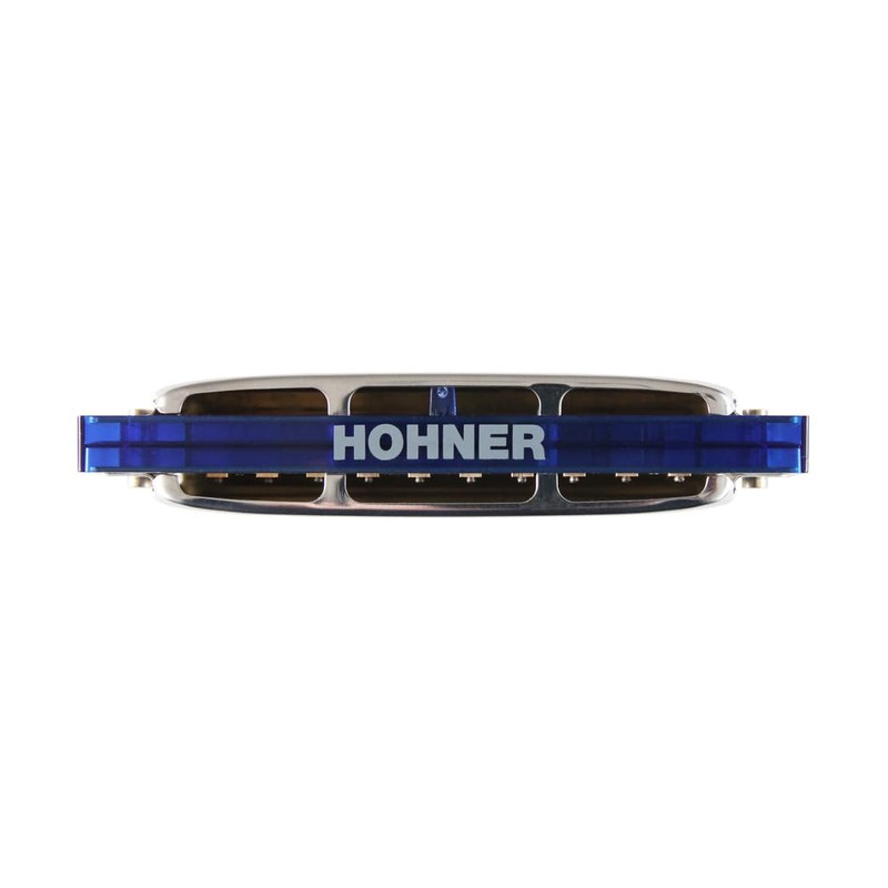 HOHNER Blue Midnight 595/20 A Tone 10 Hole Harmonica Blue