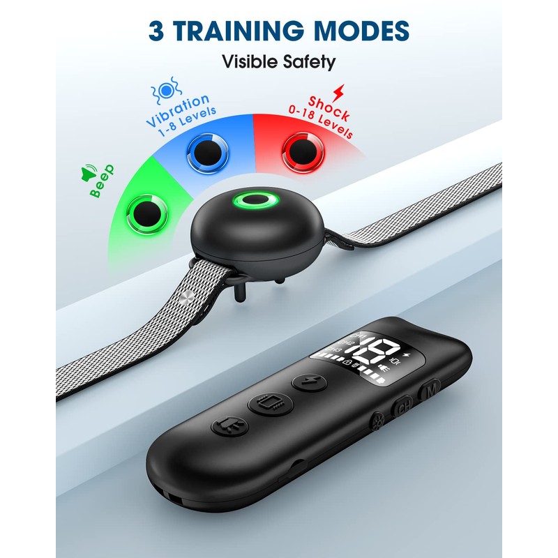 Dog Shock Collar Training with Remote, for Large Medium Small