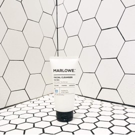 MARLOWE. No. 121 Facial Cleanser for Men 6oz | Daily Face Wash with Natural Extracts & Antioxidants | Soothes, Purifies, Refreshes | Thick Lather, No More Dry