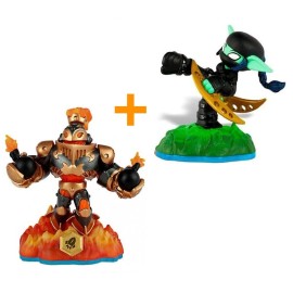 Activision Skylanders Swap Force and Ninja Stealth Elf blast Zone with Card & stick