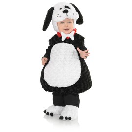 Underwraps Kid's Toddler's Belly Babies Puppy Costume Childrens Costume, Black, Extra Small
